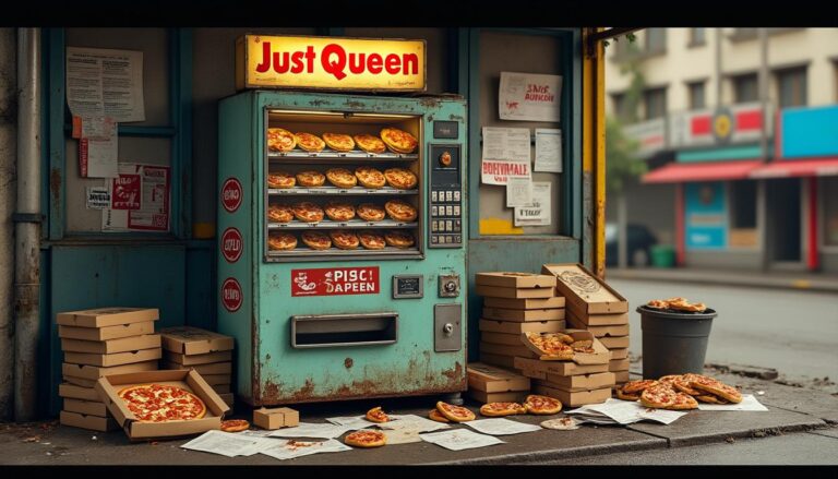 découvrez tout sur just queen, distributeur de pizzas : informations sur la liquidation, avis des utilisateurs et fonctionnement du service.